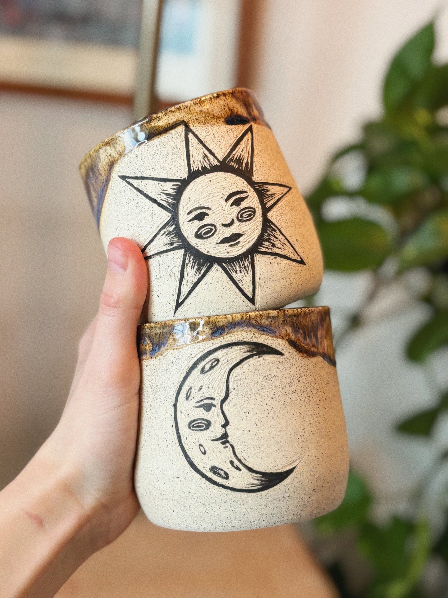Sun and Moon cup set