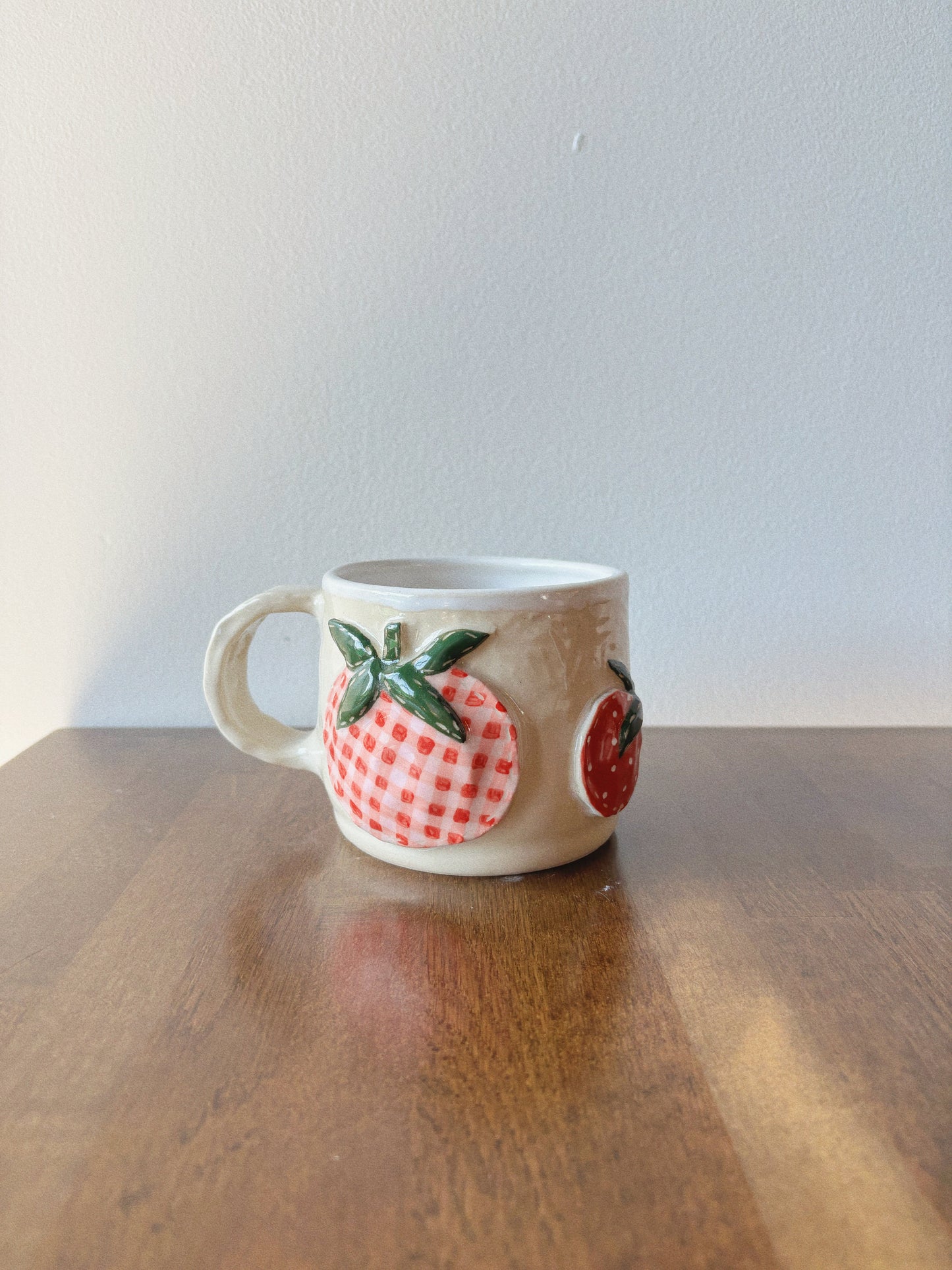 Tomato Pattern Patchwork Mug