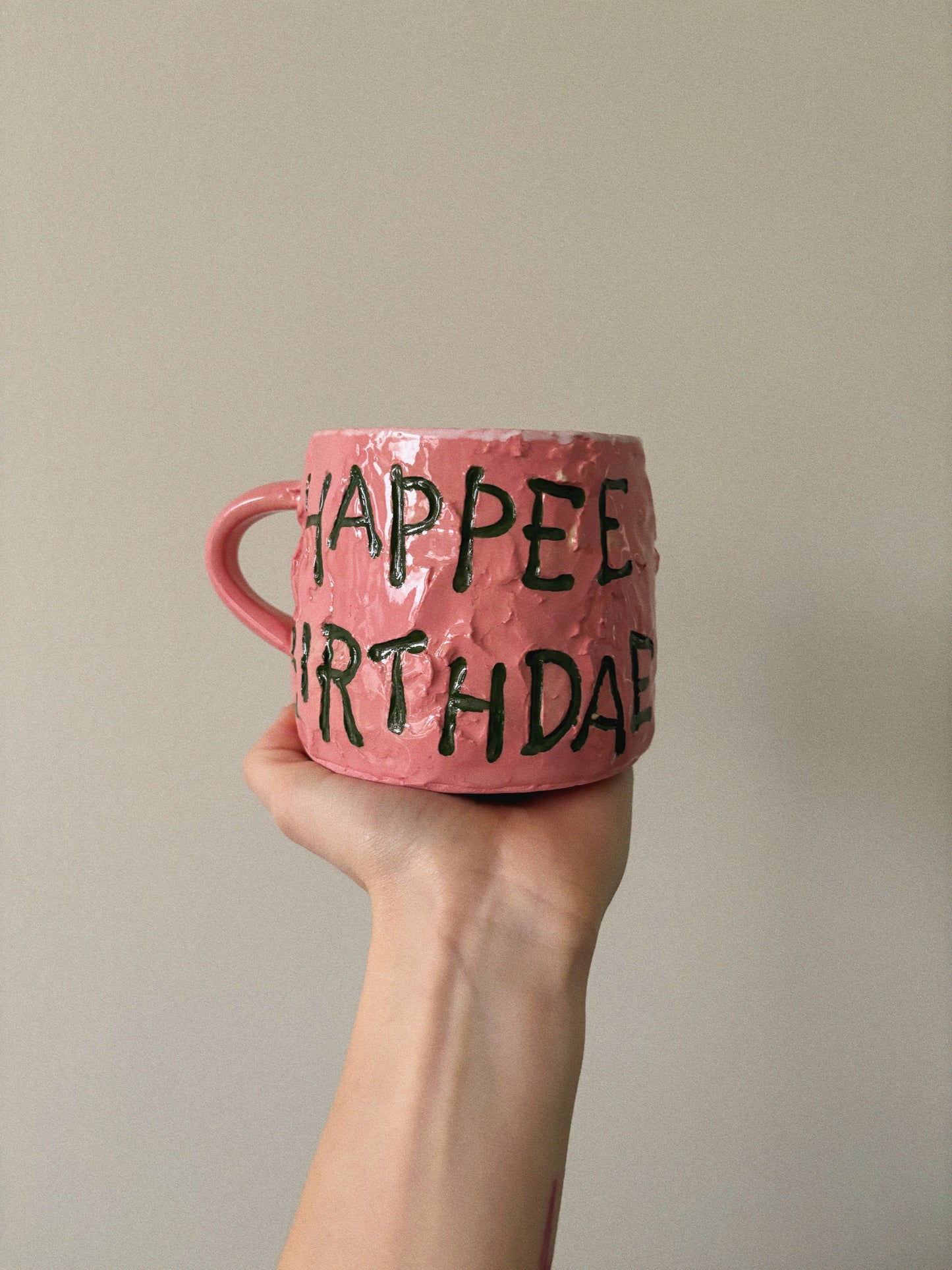 Happee Birthdae Mug