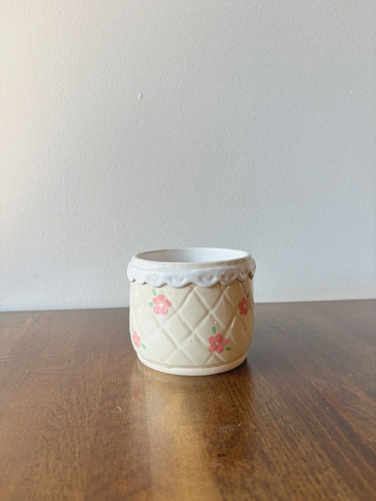 Quilted Floral Mug