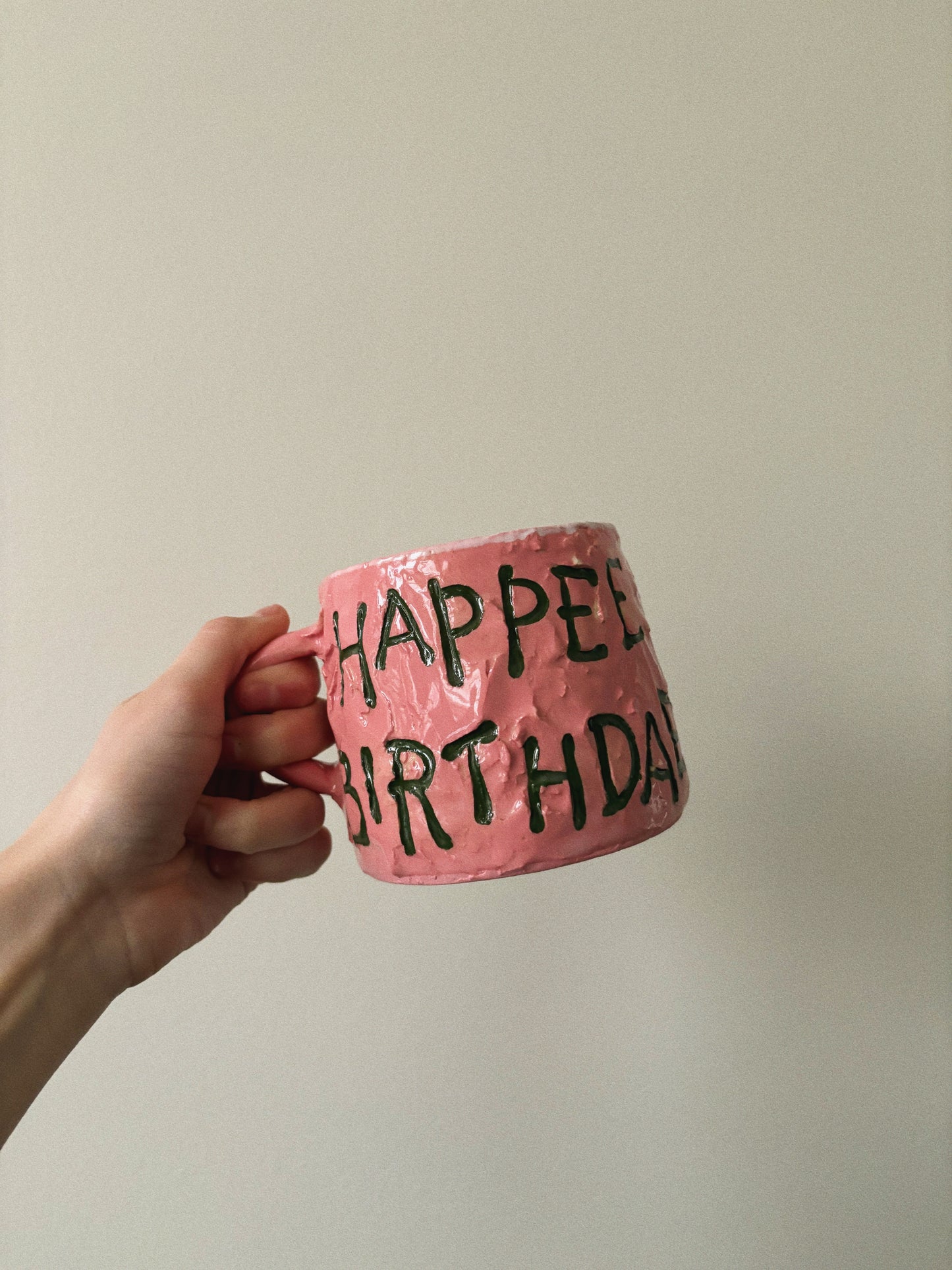 Happee Birthdae Mug