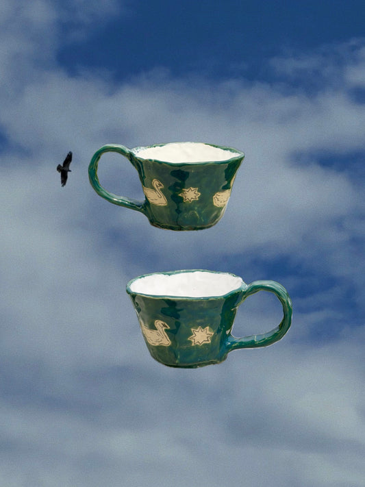 Swan and Star Teacup