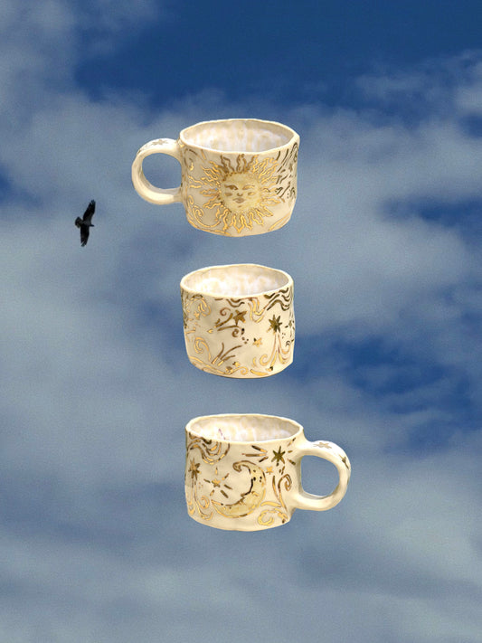 Sun, Moon, and Star Mug