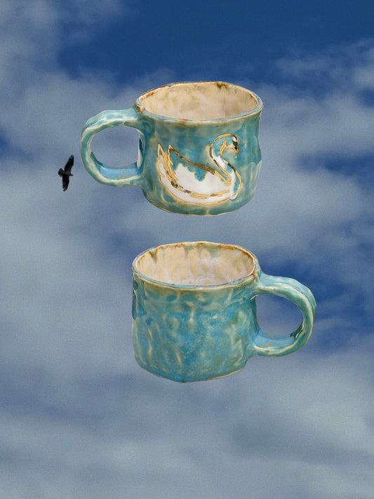 Golden Swan Mug